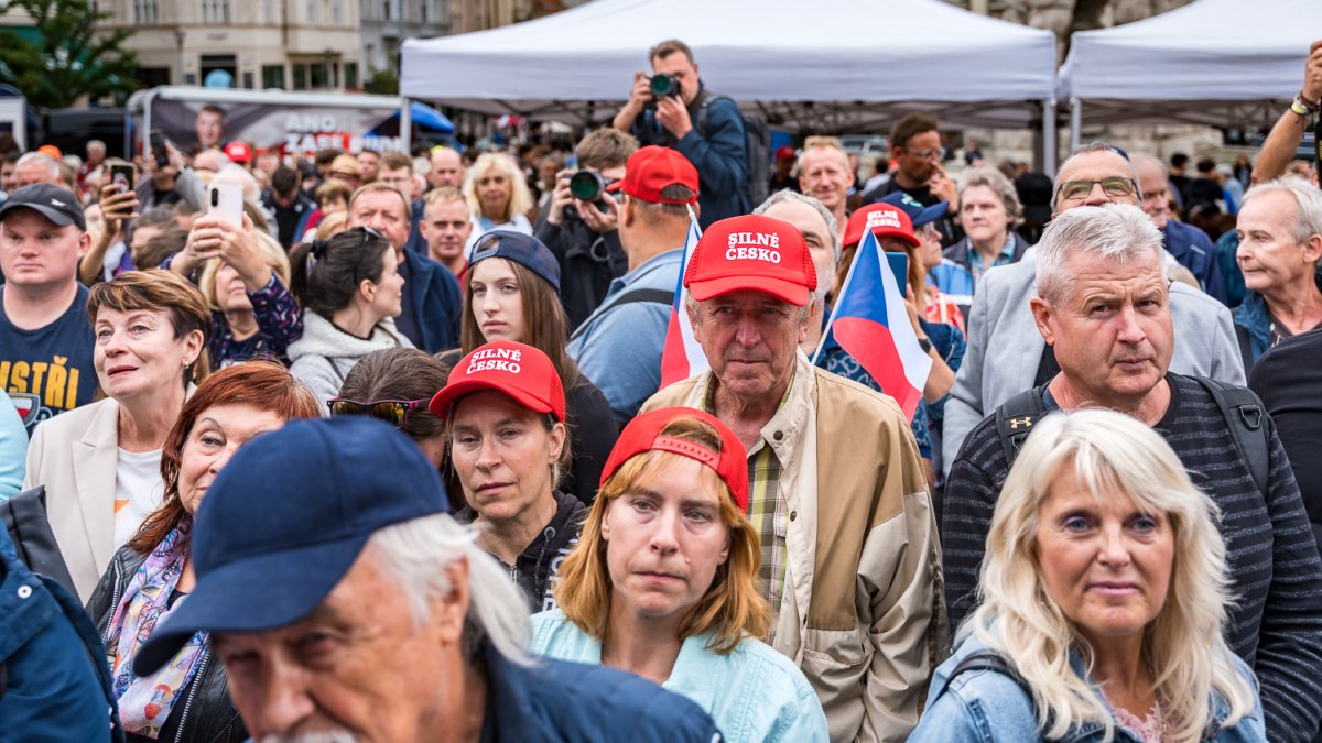 ANO pokračovalo v kampani v Brně. (16.9.2025)