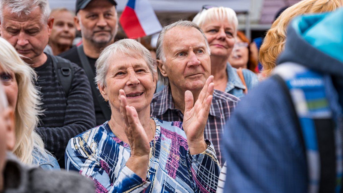 ANO pokračovalo v kampani v Brně. (16.9.2025)