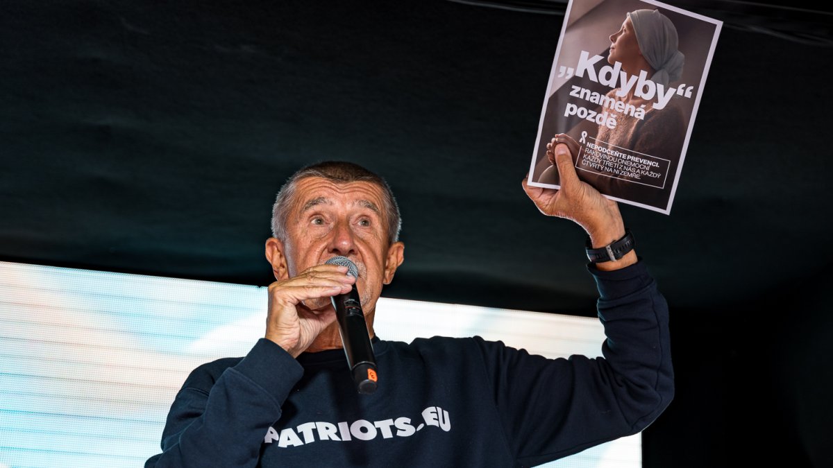 ANO pokračovalo v kampani v Brně. (16.9.2025)