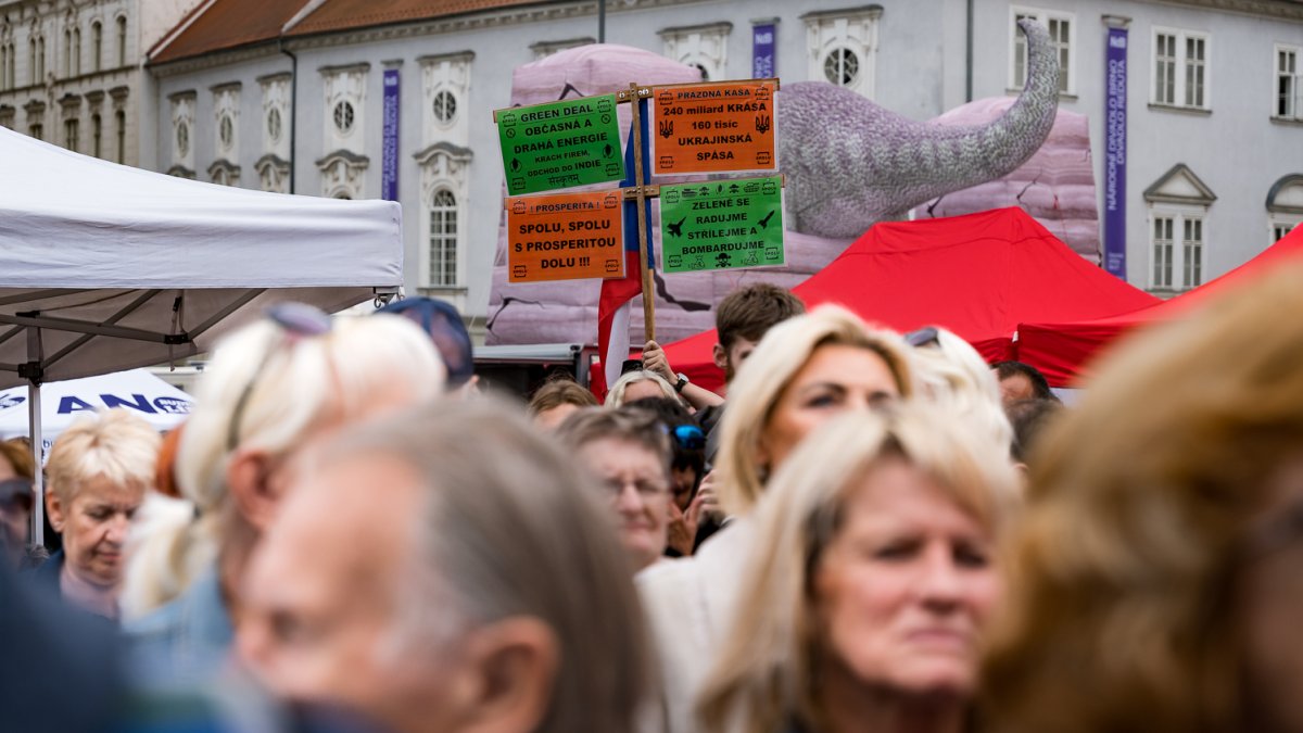 ANO pokračovalo v kampani v Brně. (16.9.2025)
