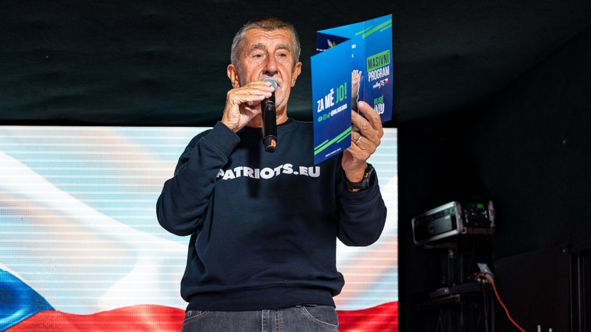 ANO pokračovalo v kampani v Brně. (16.9.2025)