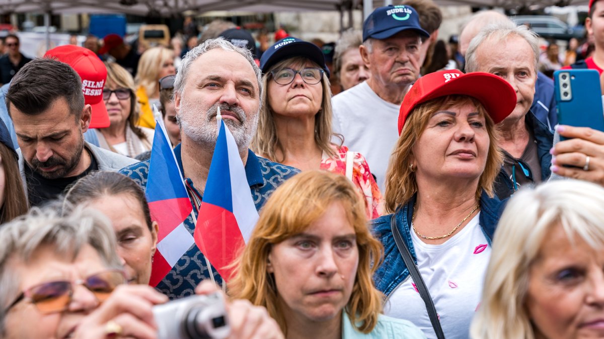 ANO pokračovalo v kampani v Brně. (16.9.2025)