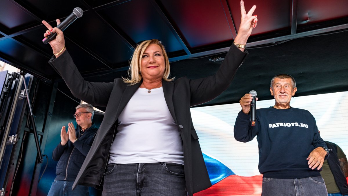 ANO pokračovalo v kampani v Brně. (16.9.2025)