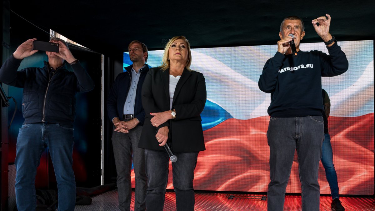 ANO pokračovalo v kampani v Brně. (16.9.2025)