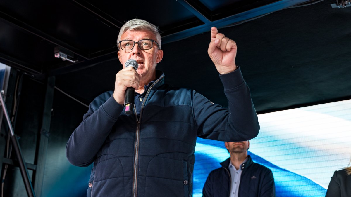 ANO pokračovalo v kampani v Brně. (16.9.2025)