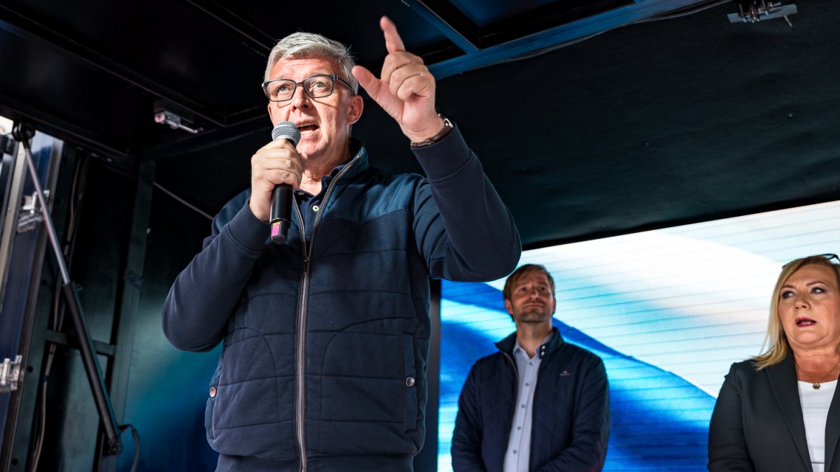 ANO pokračovalo v kampani v Brně. (16.9.2025)