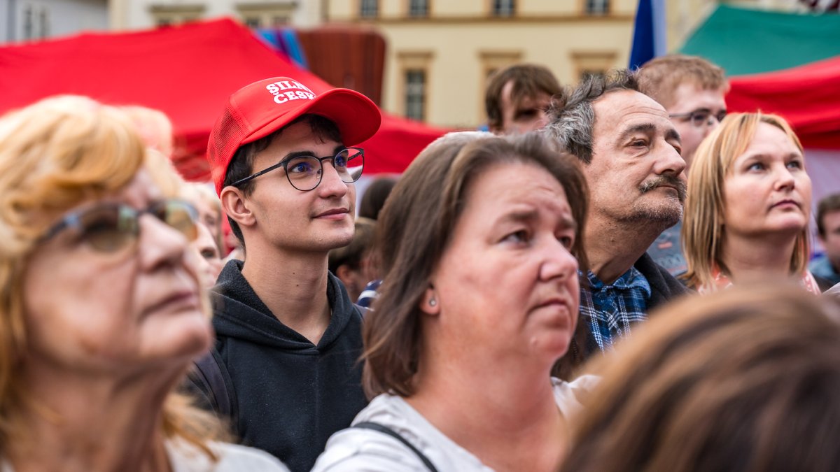 ANO pokračovalo v kampani v Brně. (16.9.2025)
