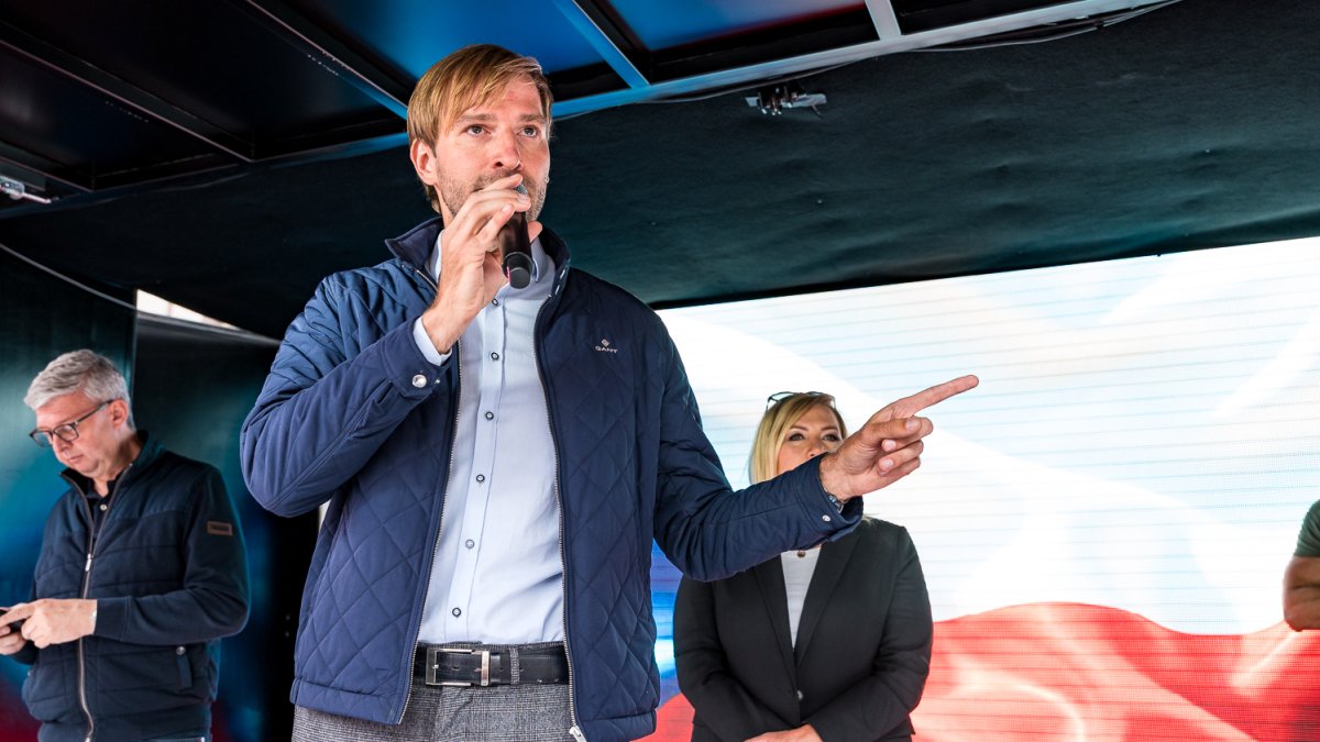 ANO pokračovalo v kampani v Brně. (16.9.2025)