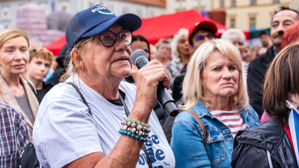 ANO pokračovalo v kampani v Brně. (16.9.2025)
