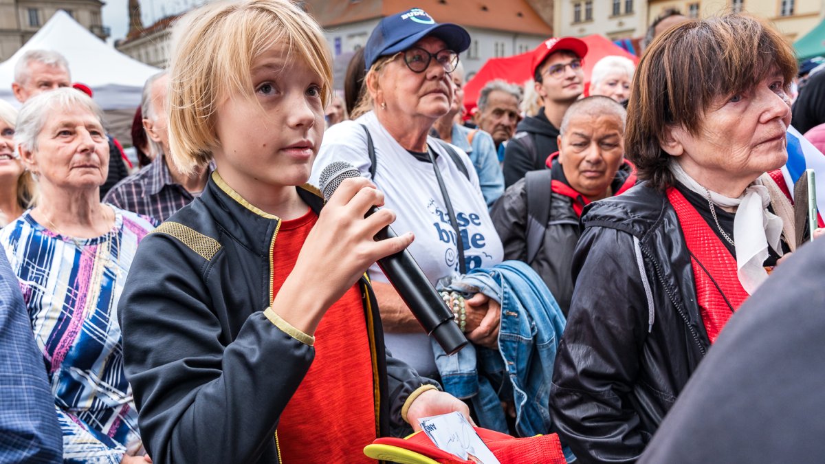 ANO pokračovalo v kampani v Brně. (16.9.2025)