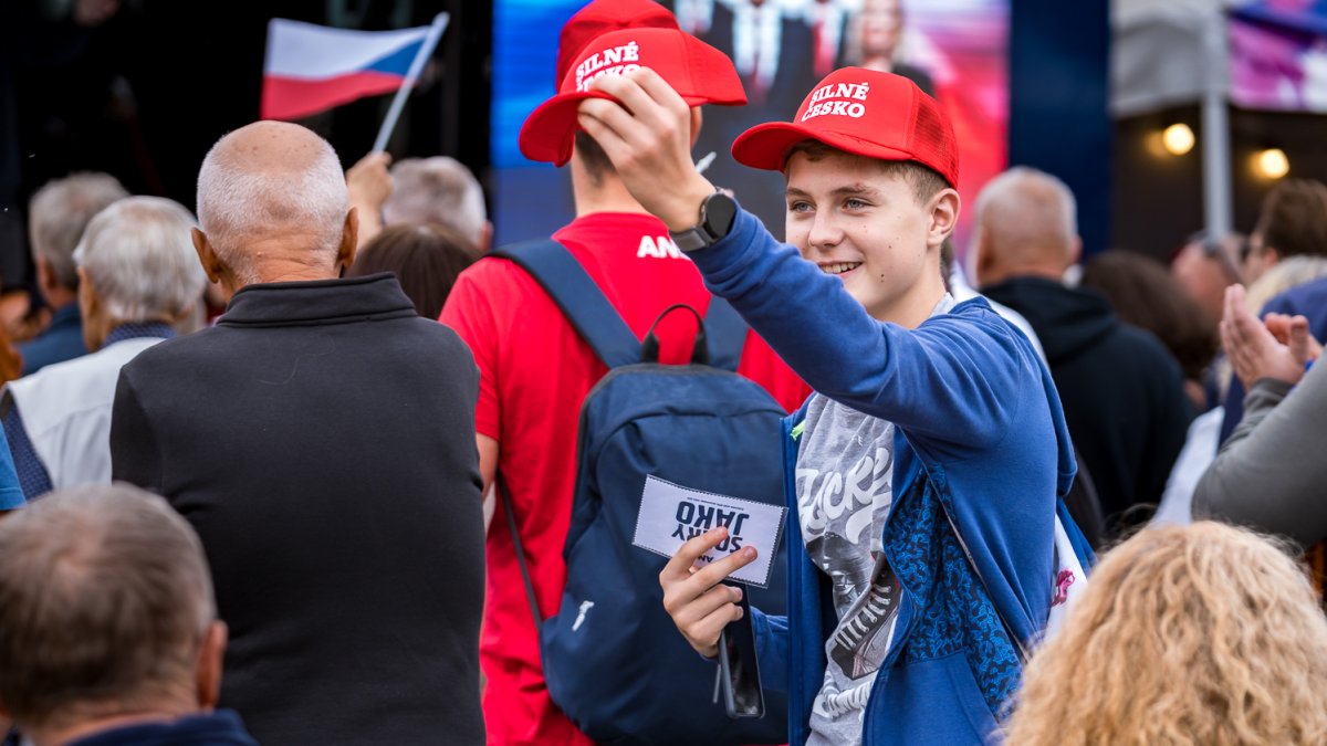 ANO pokračovalo v kampani v Brně. (16.9.2025)