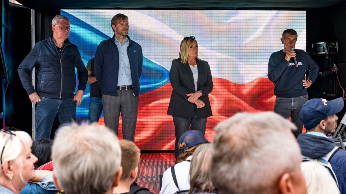 ANO pokračovalo v kampani v Brně. (16.9.2025)