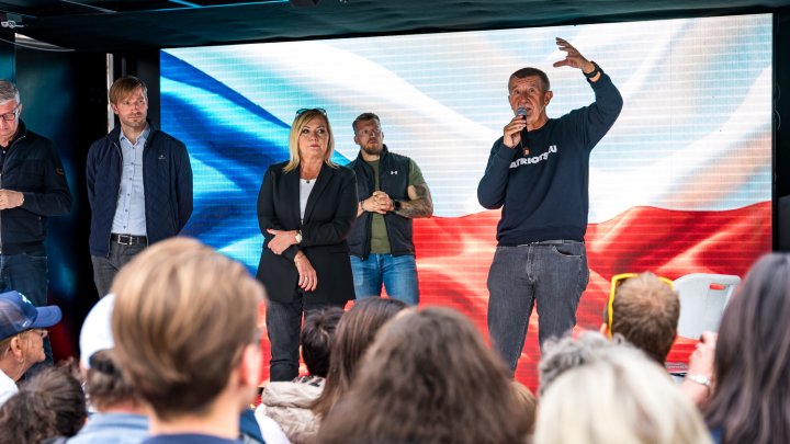 ANO pokračovalo v kampani v Brně. (16.9.2025)