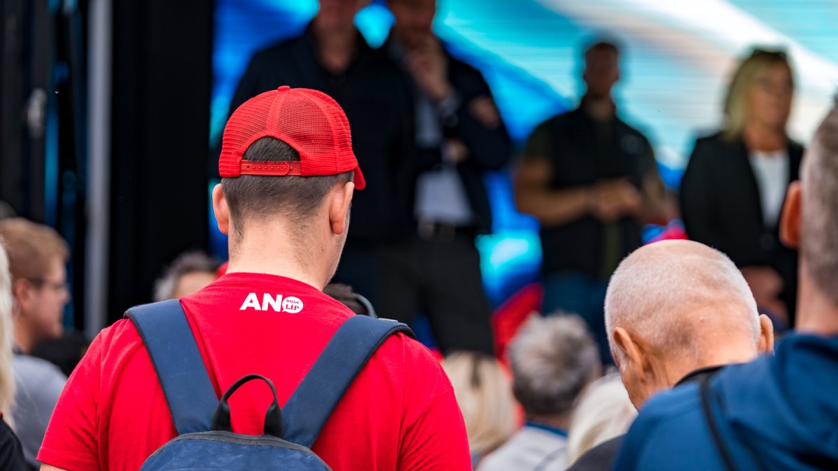 ANO pokračovalo v kampani v Brně. (16.9.2025)