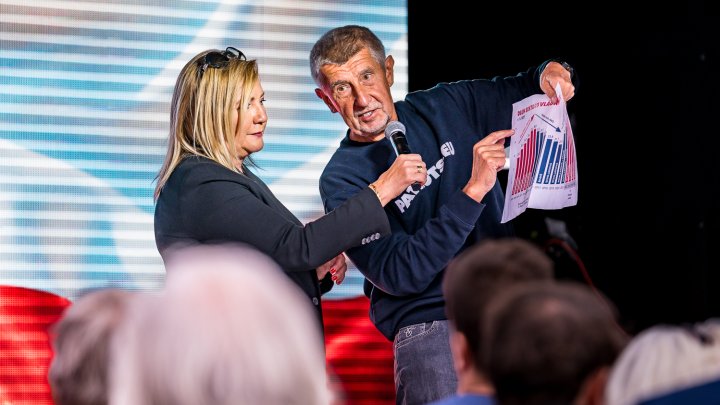 ANO pokračovalo v kampani v Brně. (16.9.2025)