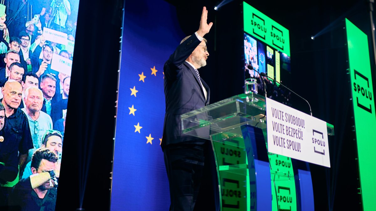 Petr Fiala na zahájení poslední fáze kampaně koalice SPOLU