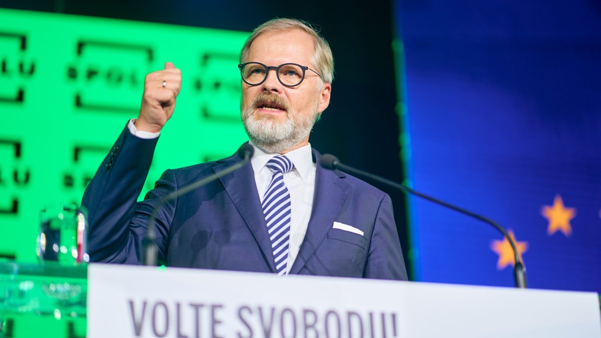 Petr Fiala na zahájení poslední fáze kampaně koalice SPOLU