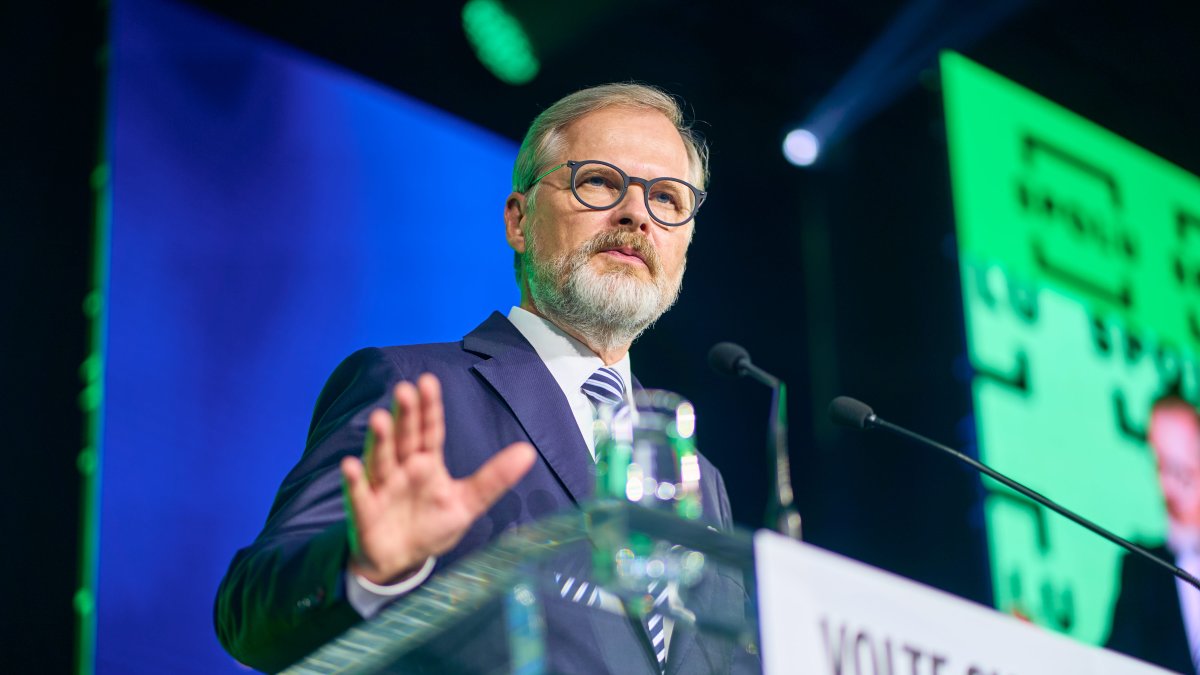 Petr Fiala na zahájení poslední fáze kampaně koalice SPOLU