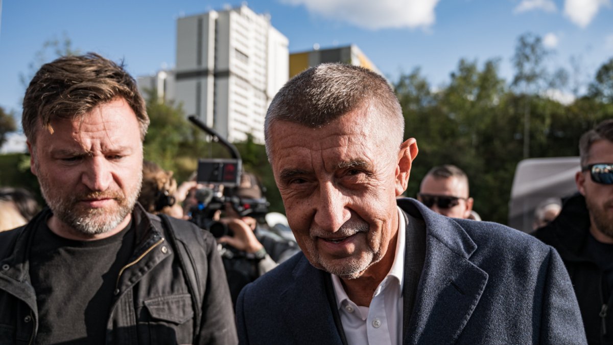 Hnutí ANO pokračovalo ve volební kampani v Praze. (30.9.2025)