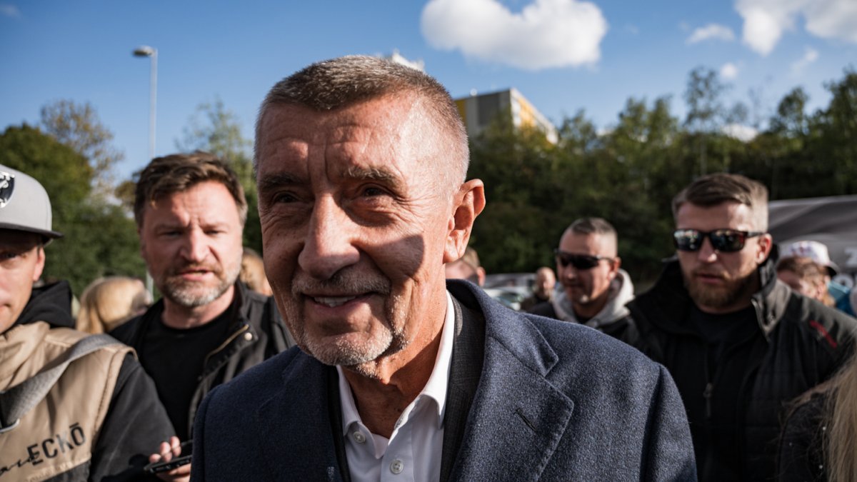 Hnutí ANO pokračovalo ve volební kampani v Praze. (30.9.2025)