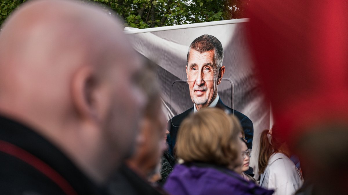 Hnutí ANO pokračovalo ve volební kampani v Praze. (30.9.2025)