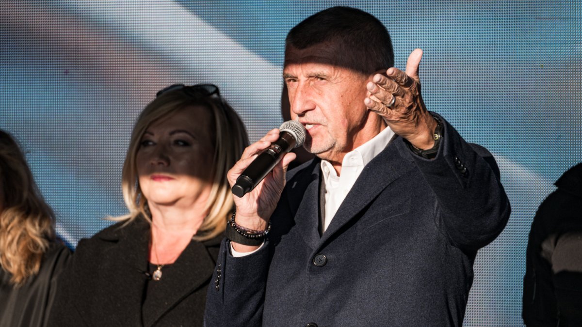 Hnutí ANO pokračovalo ve volební kampani v Praze. (30.9.2025)