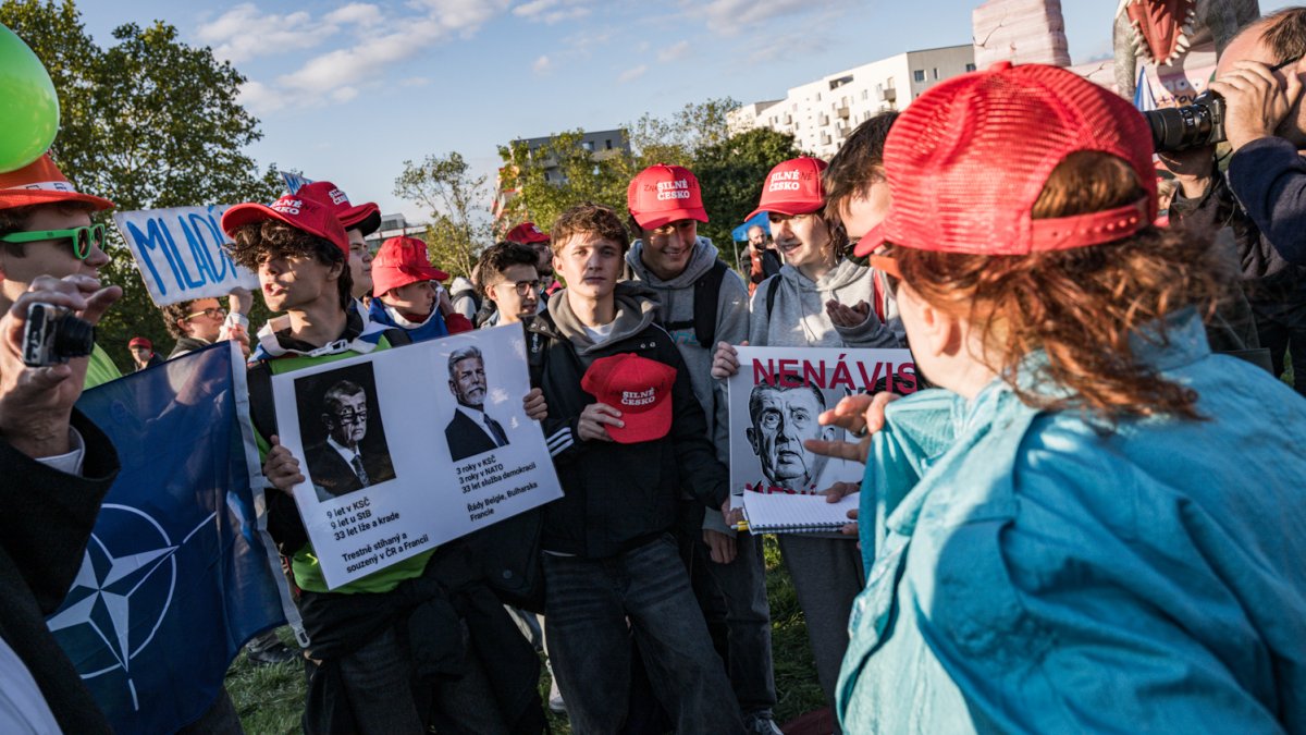 Hnutí ANO pokračovalo ve volební kampani v Praze. (30.9.2025)