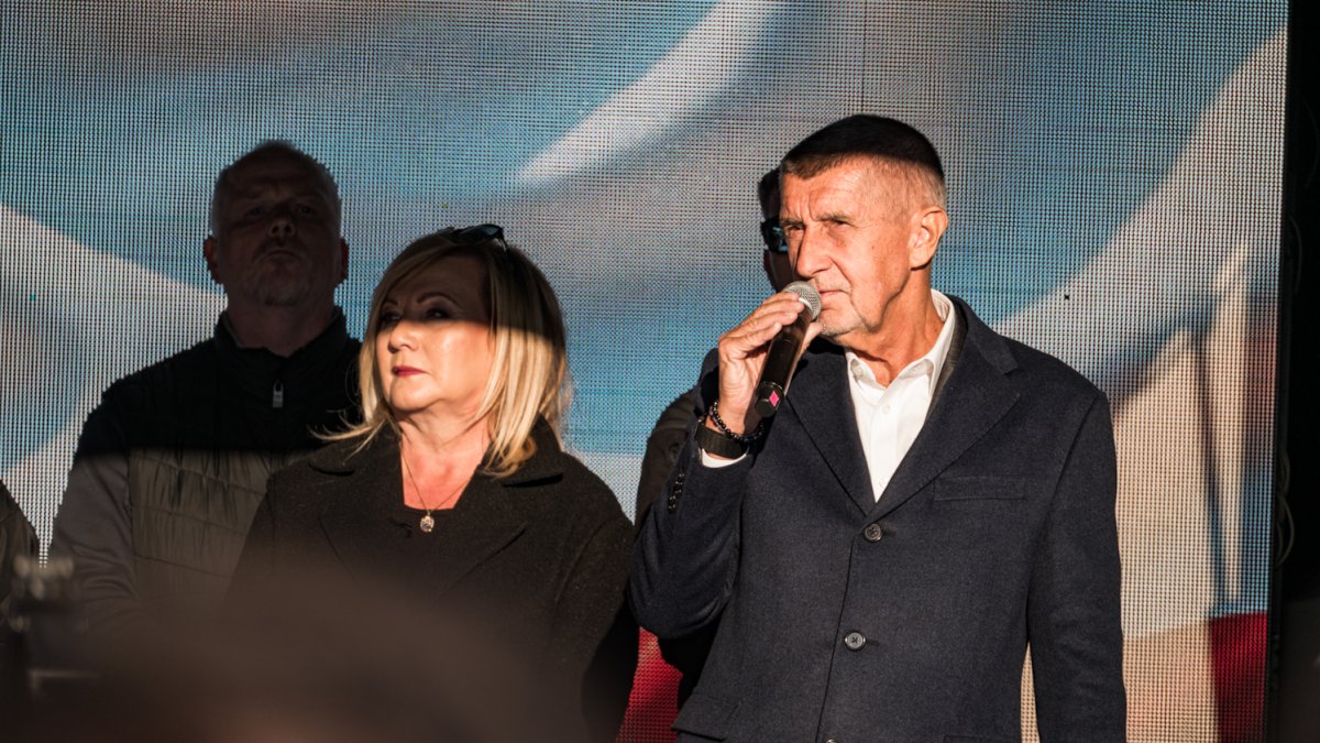 Hnutí ANO pokračovalo ve volební kampani v Praze. (30.9.2025)