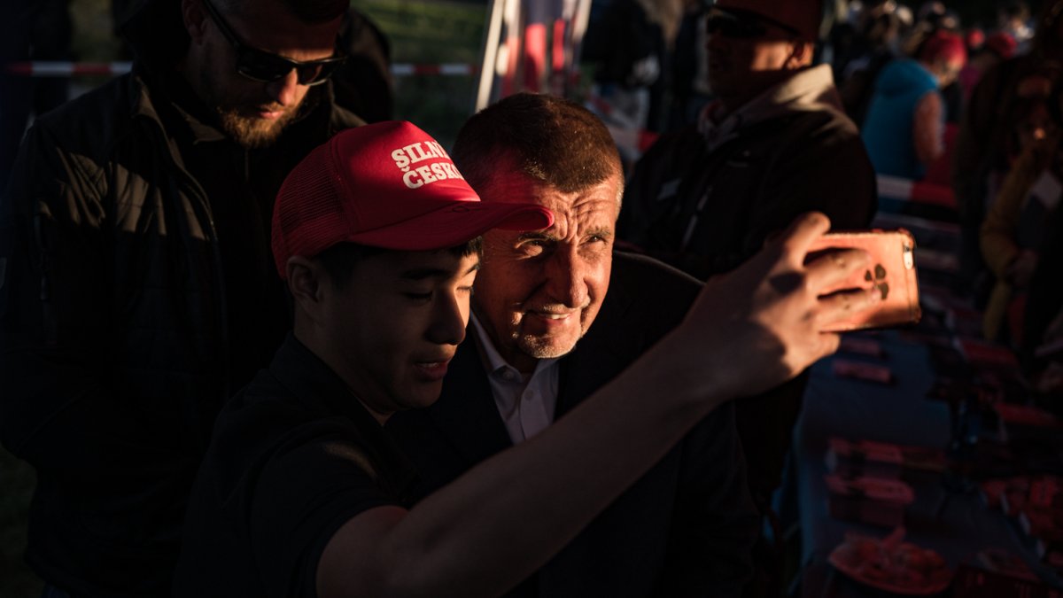 Hnutí ANO pokračovalo ve volební kampani v Praze. (30.9.2025)