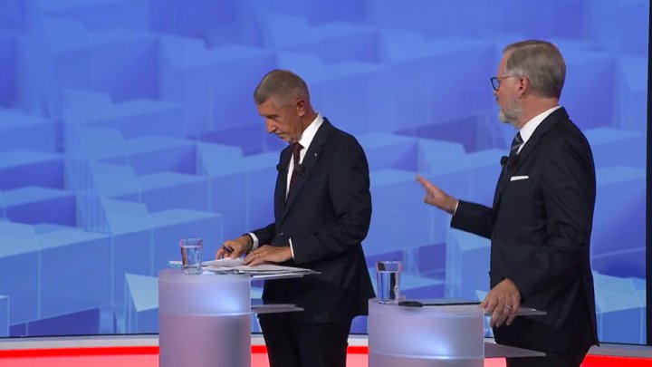 Andrej Babiš a Petr Fiala