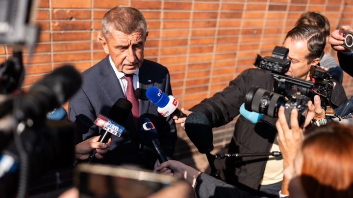 Andrej Babiš odevzdal hlas ve sněmovních volbách. (3.10.2025)