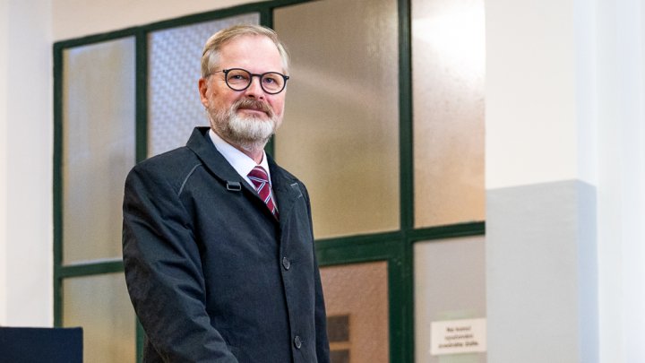 Petr Fiala v Brně odvolil ve sněmovních volbách. (3.10.2025)