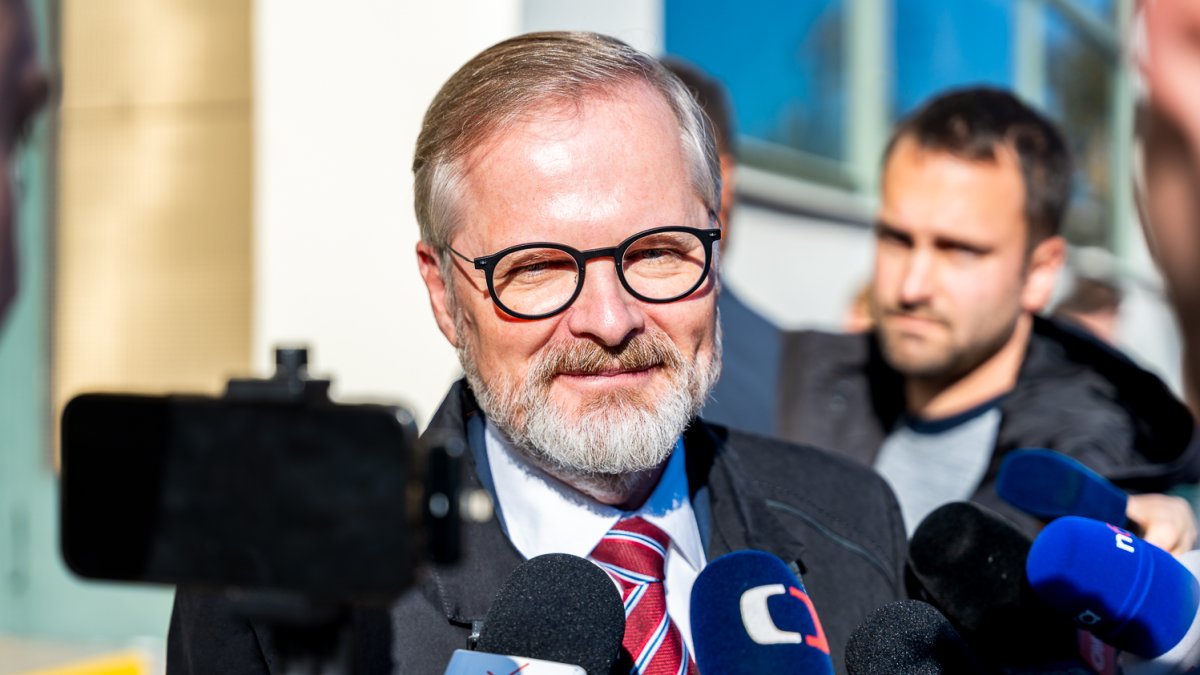Petr Fiala v Brně odvolil ve sněmovních volbách. (3.10.2025)