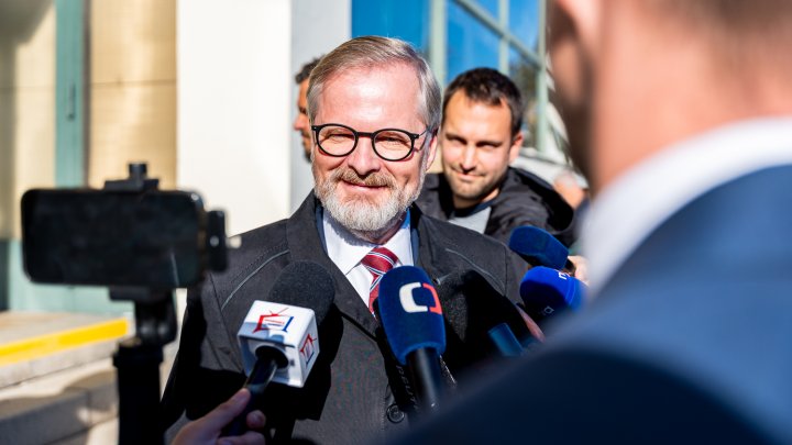Petr Fiala v Brně odvolil ve sněmovních volbách. (3.10.2025)