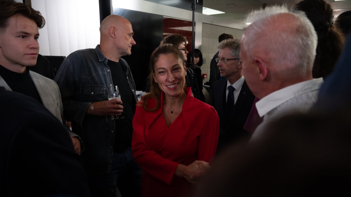 Petr Fiala a zástupci koalice Spolu na tiskové konferenci k výsledkům voleb. (4.10.2025)