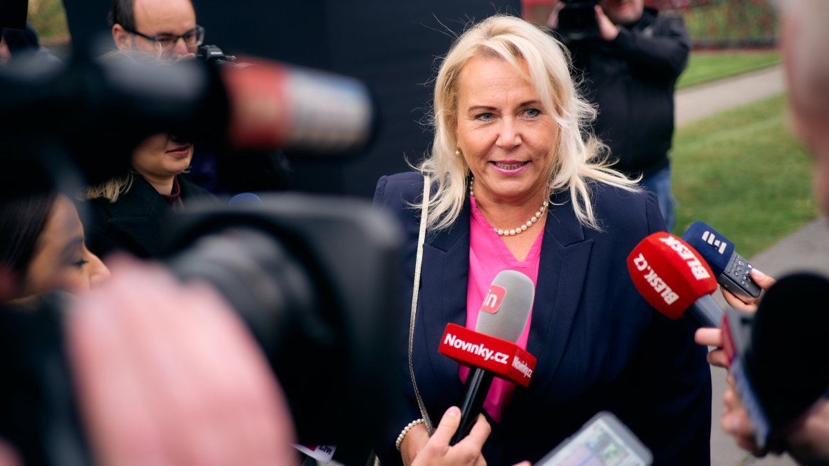 Politici hnutí ANO dorazili do volebního štábu. (4.10.2025)