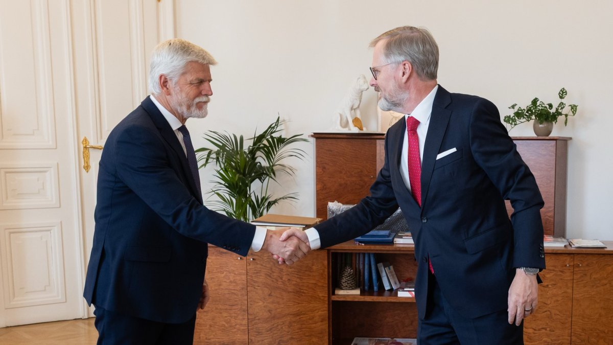 Petr Pavel a Petr Fiala