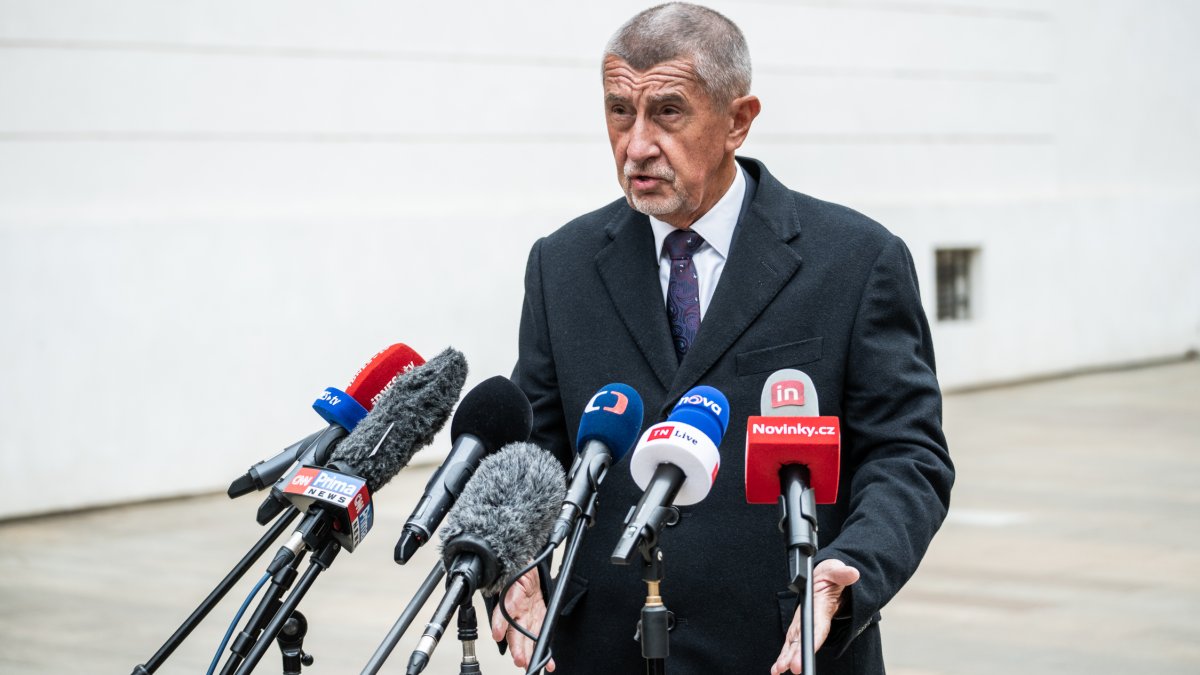 Andrej Babiš po setkání s prezidentem Petrem Pavlem (27.10.2025)