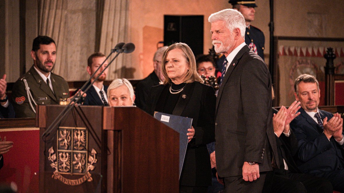 Předávání státních vyznamenání prezidentem Petrem Pavlem (28. října 2025)