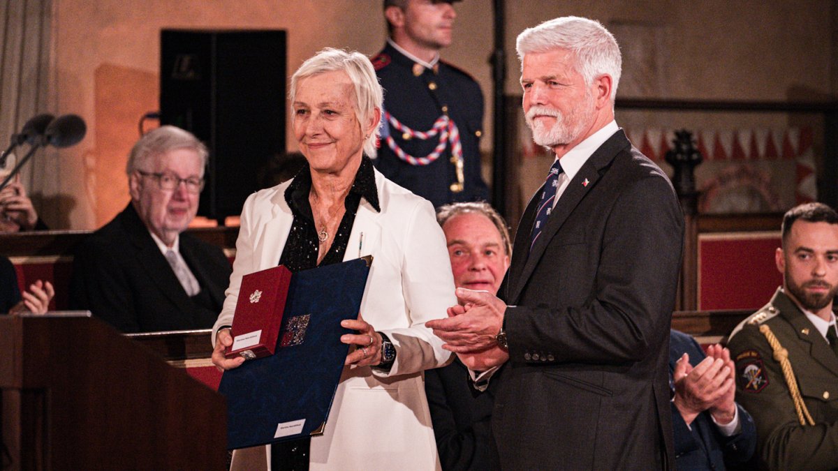 Předávání státních vyznamenání prezidentem Petrem Pavlem (28. října 2025)