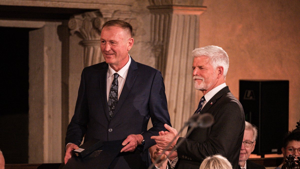 Předávání státních vyznamenání prezidentem Petrem Pavlem (28. října 2025)