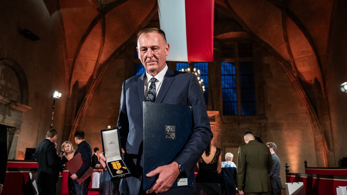 Předávání státních vyznamenání prezidentem Petrem Pavlem (28. října 2025)