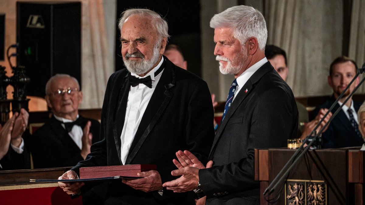 Předávání státních vyznamenání prezidentem Petrem Pavlem (28. října 2025)