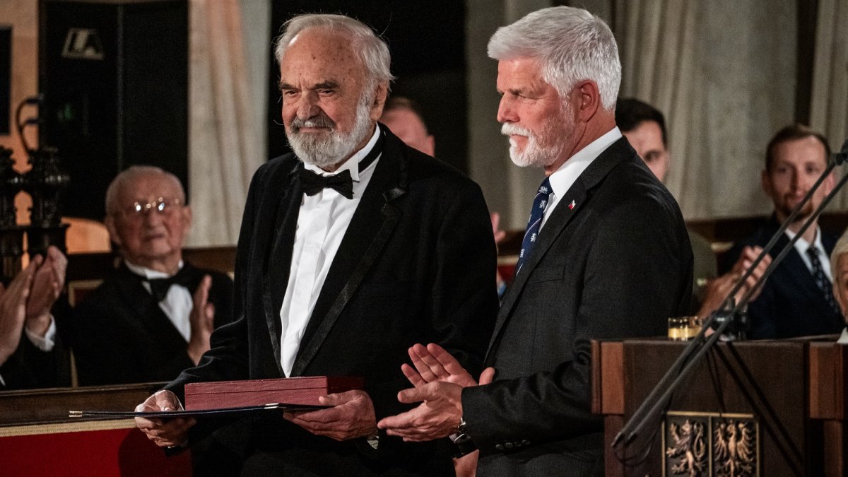 Předávání státních vyznamenání prezidentem Petrem Pavlem (28. října 2025)