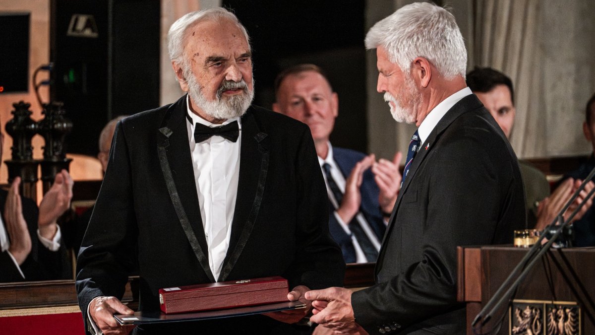 Předávání státních vyznamenání prezidentem Petrem Pavlem (28. října 2025)