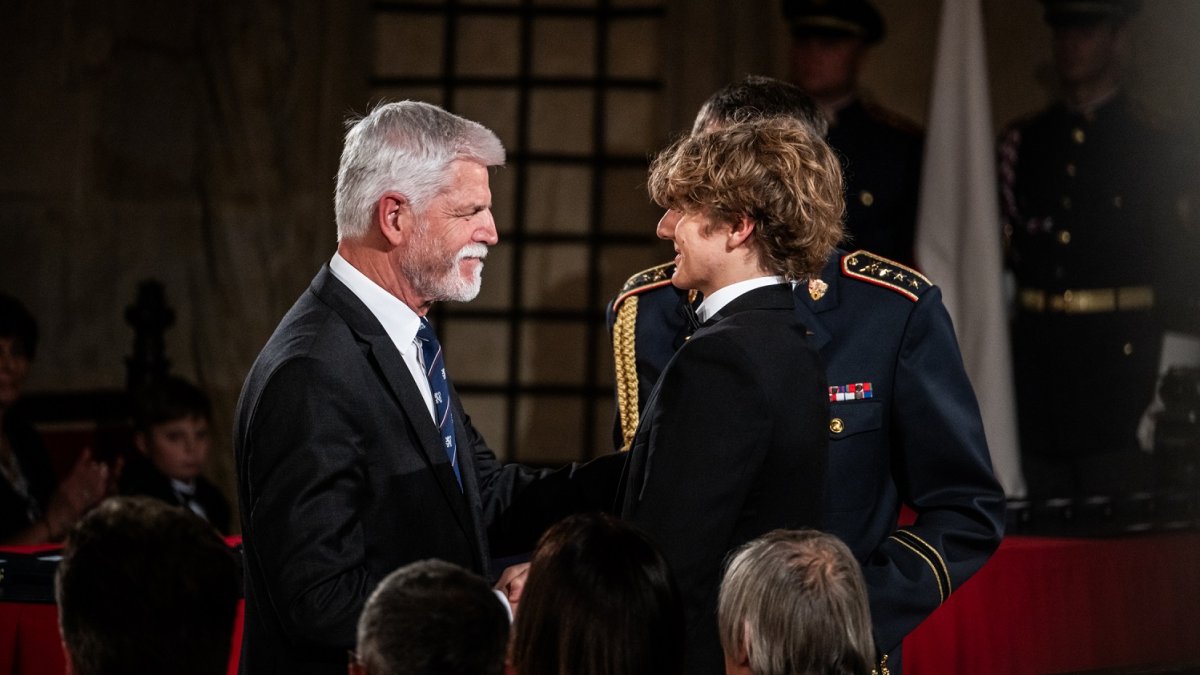 Předávání státních vyznamenání prezidentem Petrem Pavlem (28. října 2025)