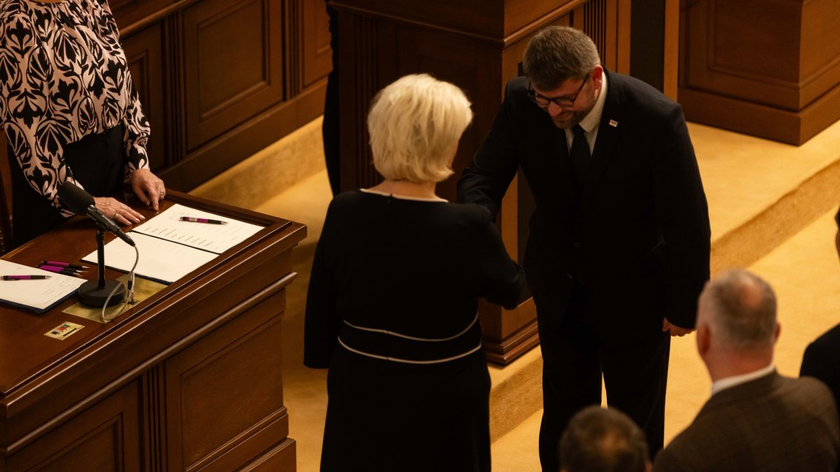 Politici se sešli na ustavující schůzi Poslanecké sněmovny. (3.11.2025)