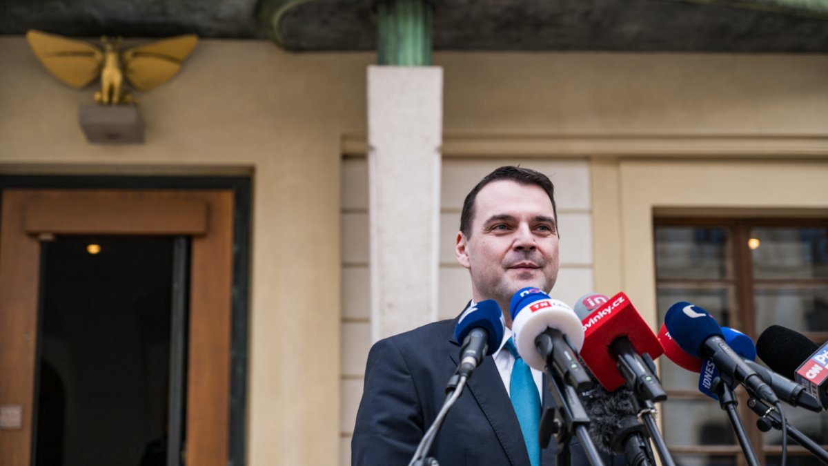 Petr Macinka dorazil na jednání s prezidentem na Pražský hrad. (20.11.2025)