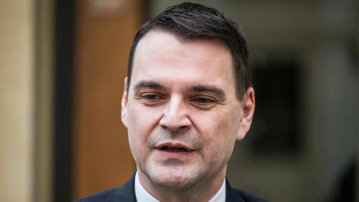 Petr Macinka dorazil na jednání s prezidentem na Pražský hrad. (20.11.2025)