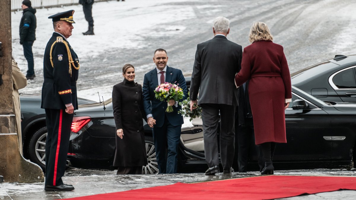 Do Prahy přijel polský prezident Karol Nawrocki. (24.11.2025)